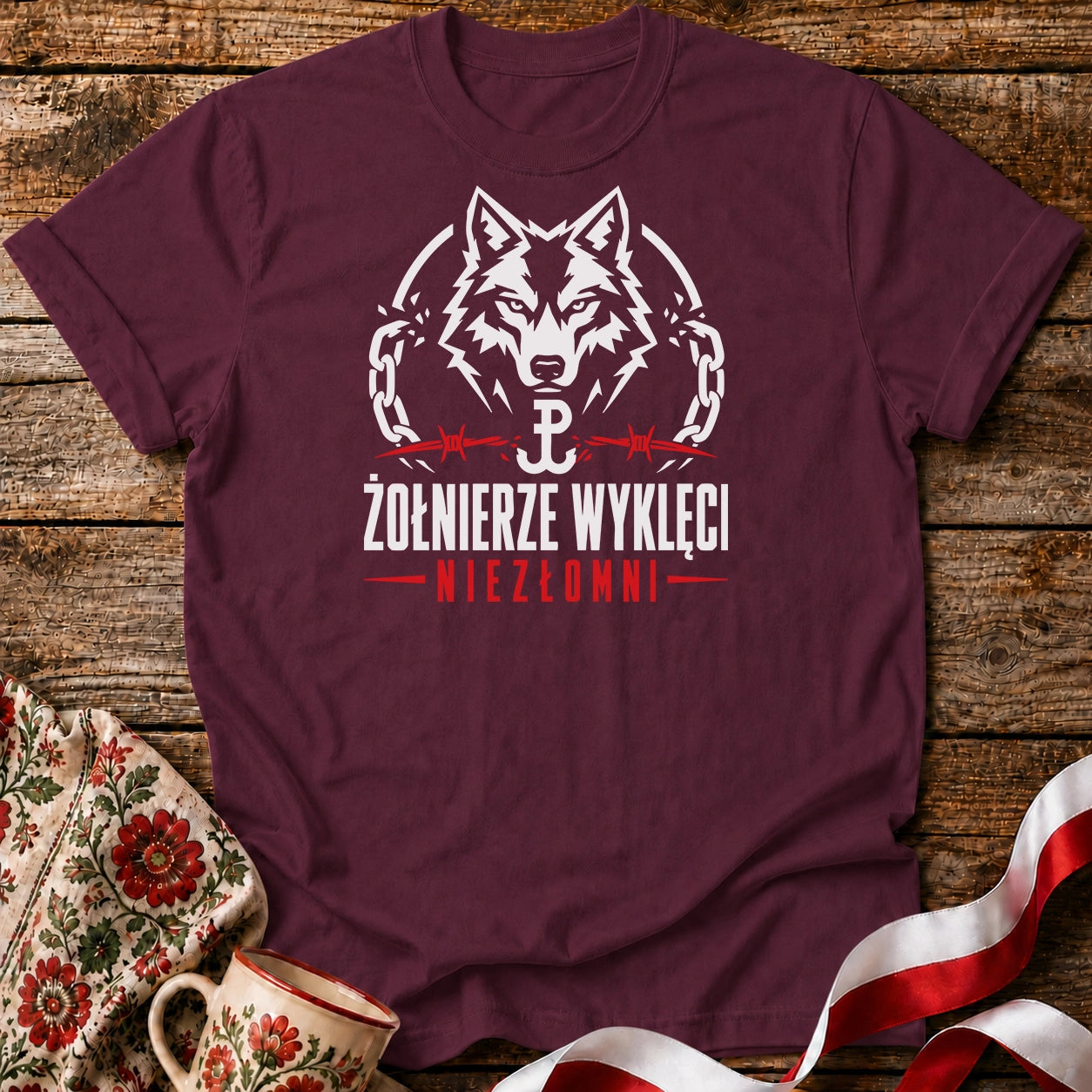 Żołnierze Wyklęci Niezłomni Unisex T-Shirt
