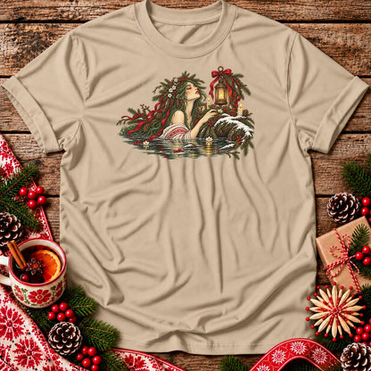 Christmas Rusalka by the Winter Water Unisex T-Shirt