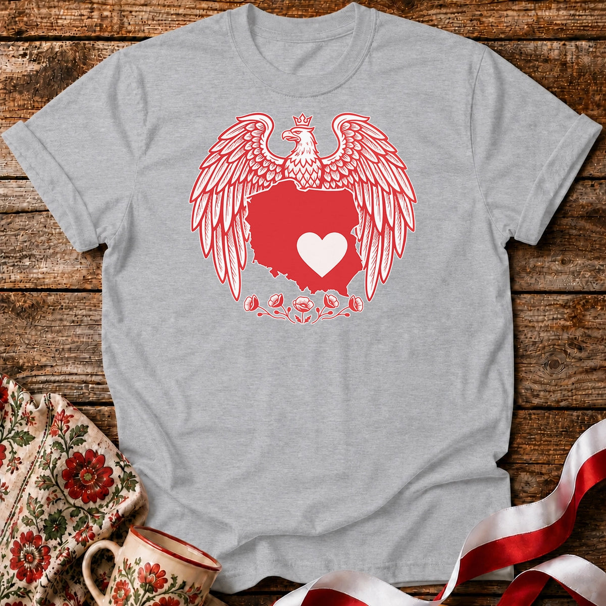 Poland at Heart Unisex T-Shirt