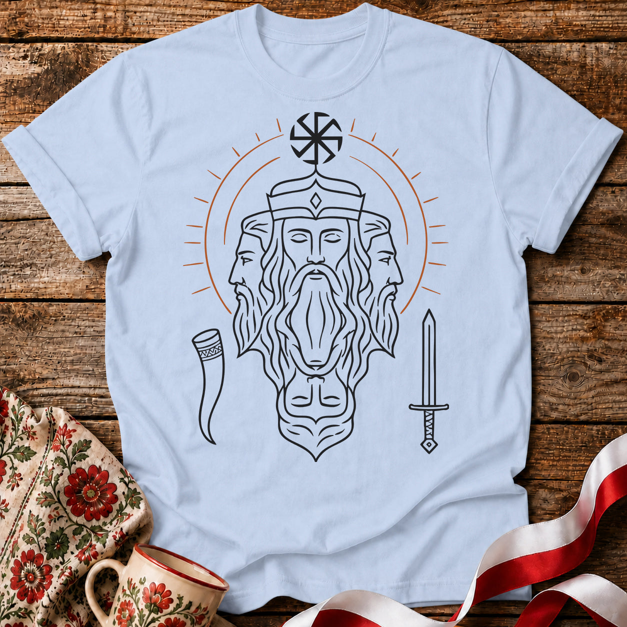 Świętowit Slavic God Unisex T-Shirt