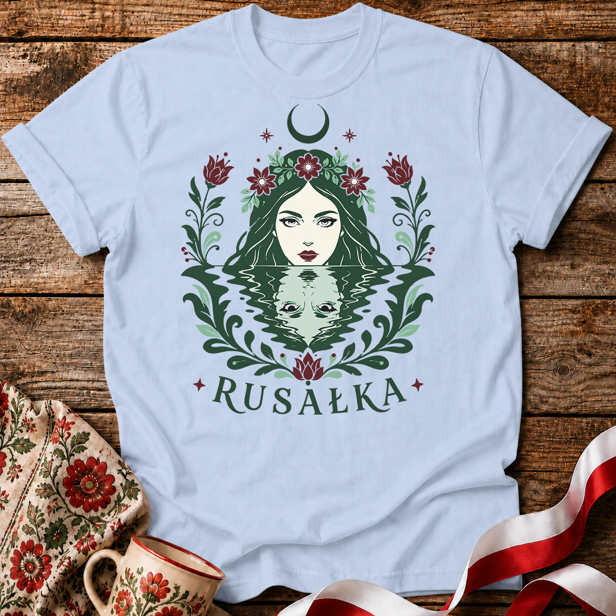 Rusalka Slavic Water Spirit Unisex T-Shirt