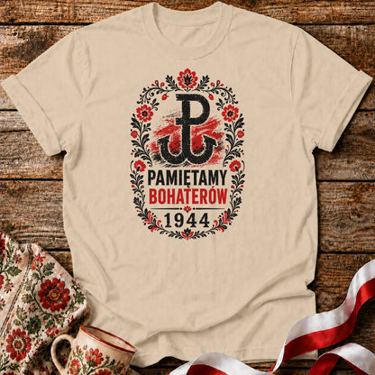 Pamiętamy Bohaterów Folk Unisex T-Shirt
