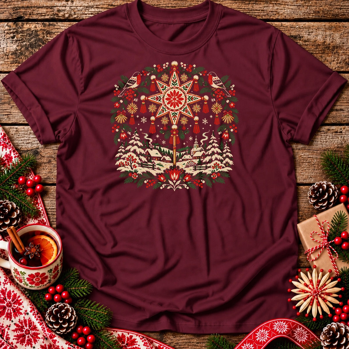 Polish Christmas Star Unisex T-Shirt