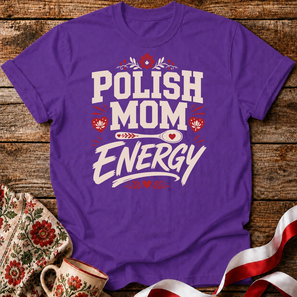 Polish Mom Energy Unisex T-Shirt