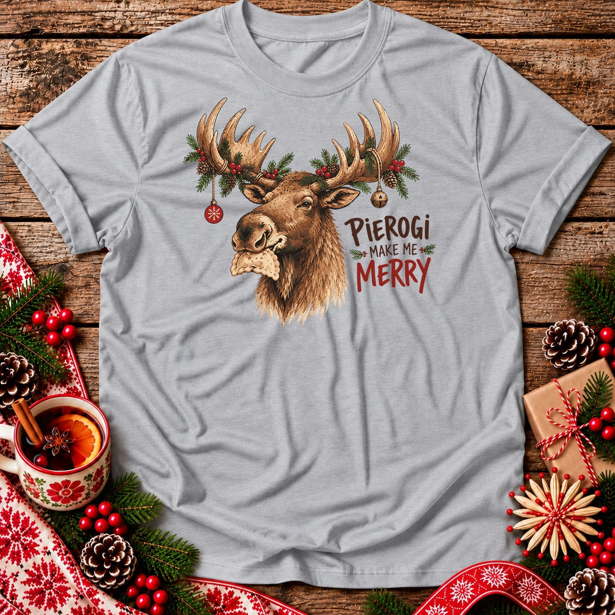 Pierogi Make Me Merry Unisex T-Shirt