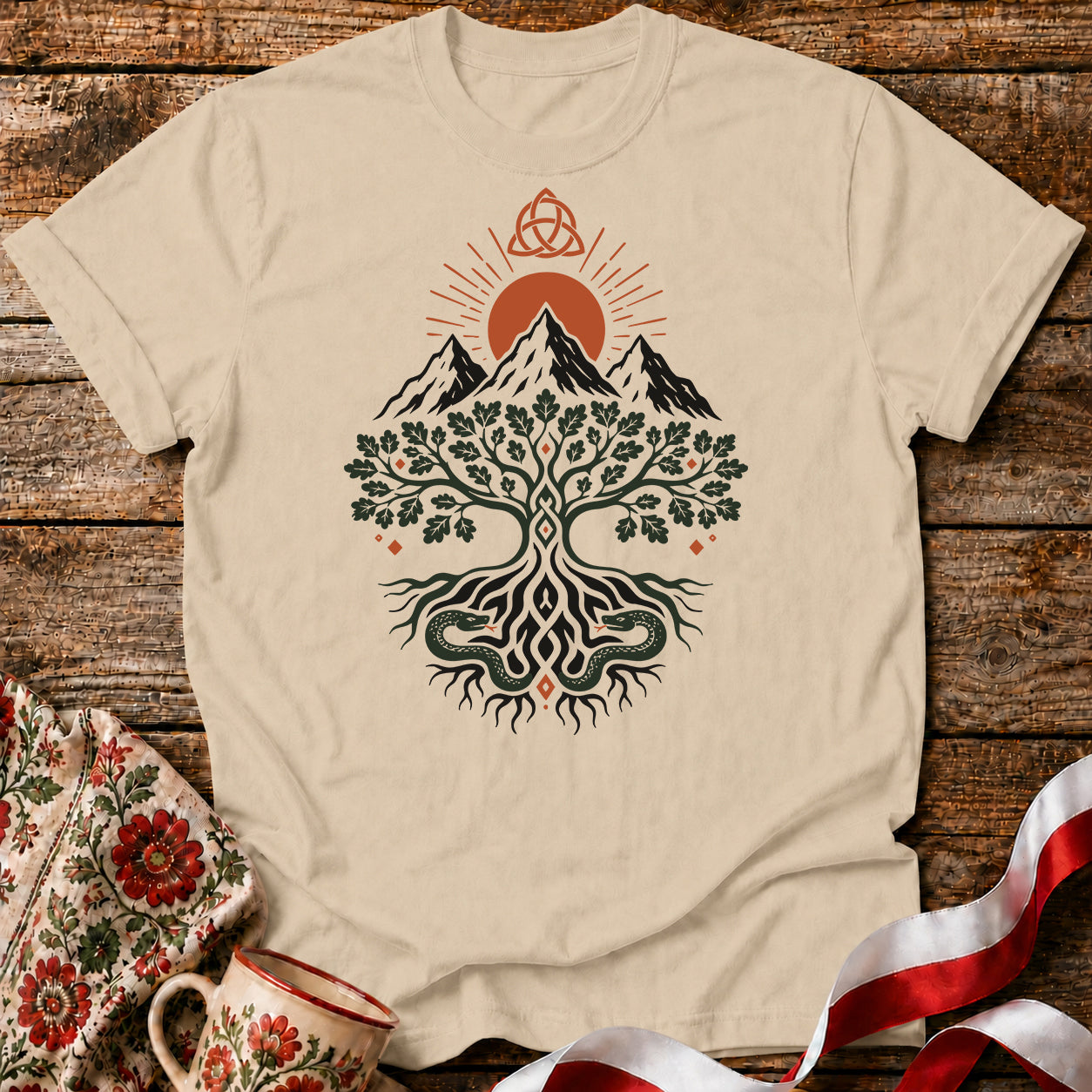 Triglav Slavic Mythology Unisex T-Shirt