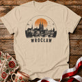 Wrocław Sunset Skyline Polish City Unisex T-Shirt