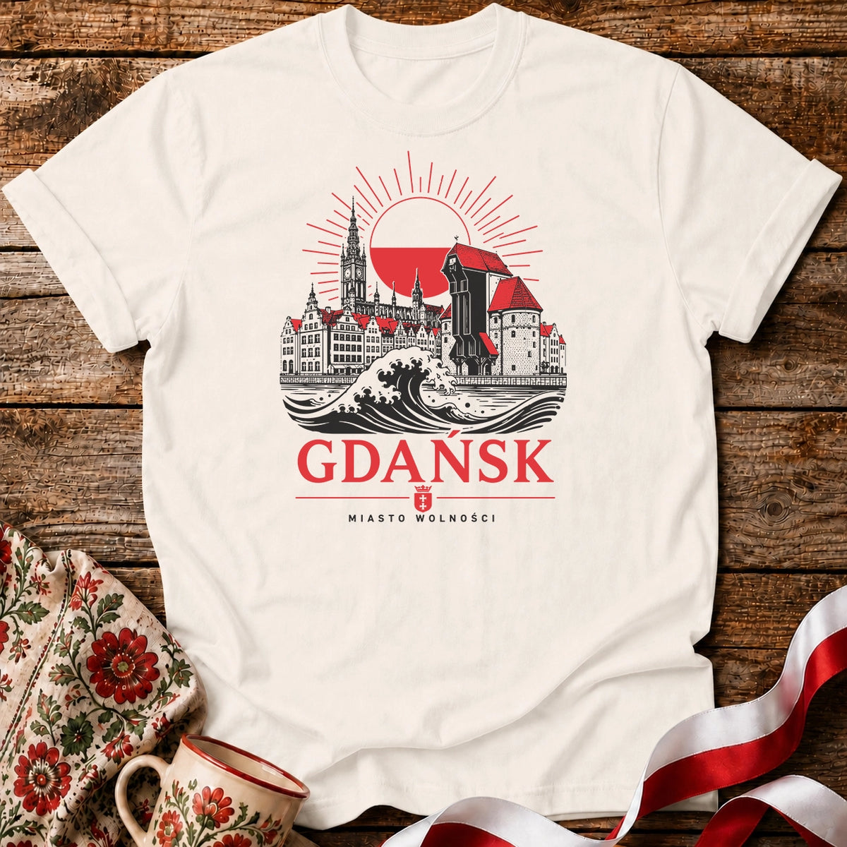 Gdańsk Miasto Wolności Unisex T-Shirt