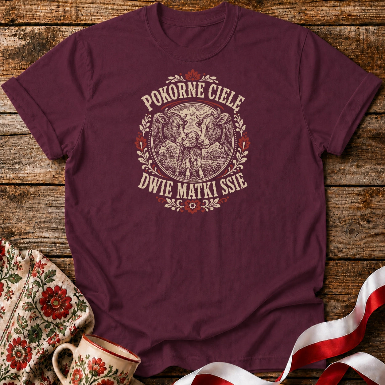 Pokorne Cielę Unisex T-Shirt
