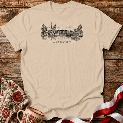 Augustów Minimal Skyline Unisex T-Shirt