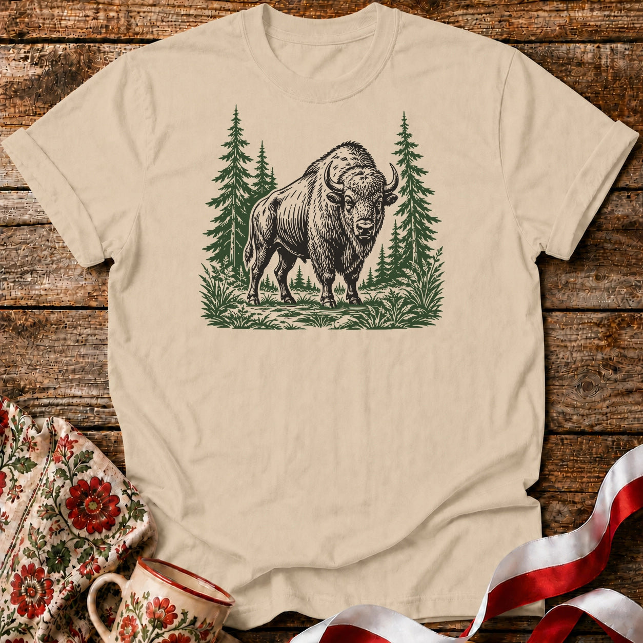 Żubr Polish Forest Unisex T-Shirt