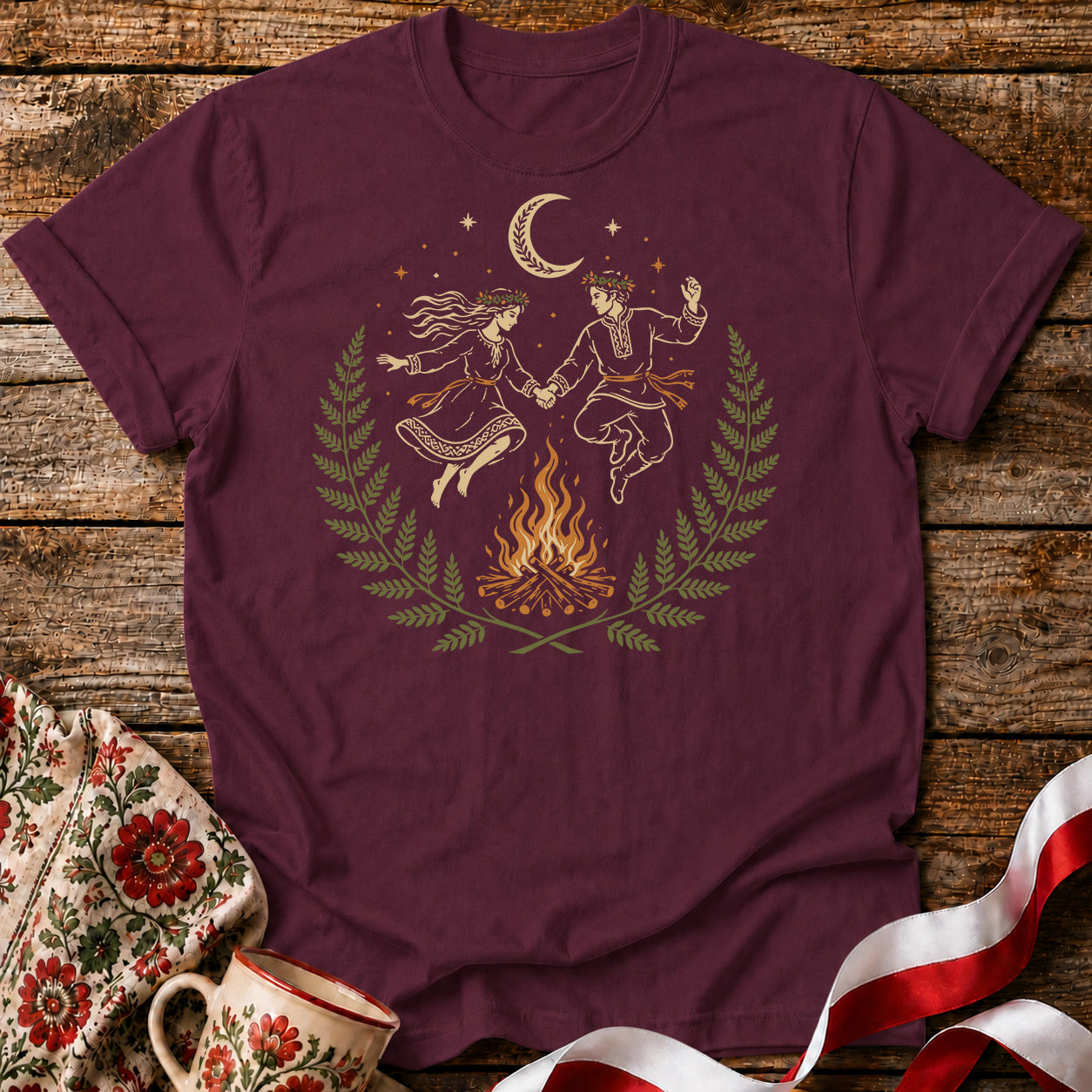 Noc Kupały Slavic Folklore Unisex T-Shirt