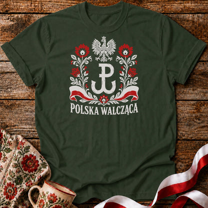 Polska Walcząca Folk Unisex T-Shirt