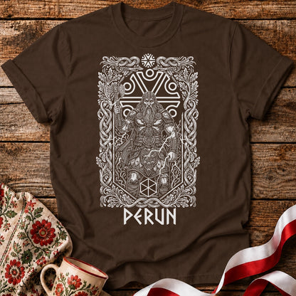 Perun Slavic God of Thunder Unisex T-shirt