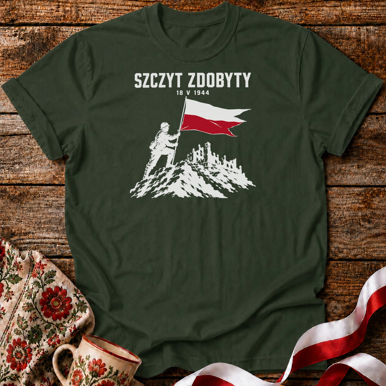 Szczyt Zdobyty 1944 Unisex T-Shirt