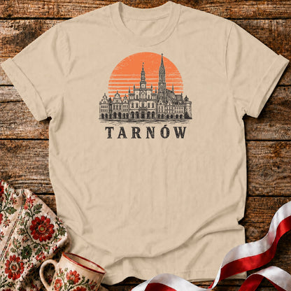 Tarnów Sunset Skyline Polish City Unisex T-Shirt