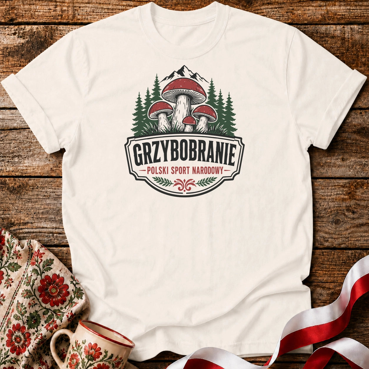 Grzybobranie Sport Narodowy Unisex T-Shirt