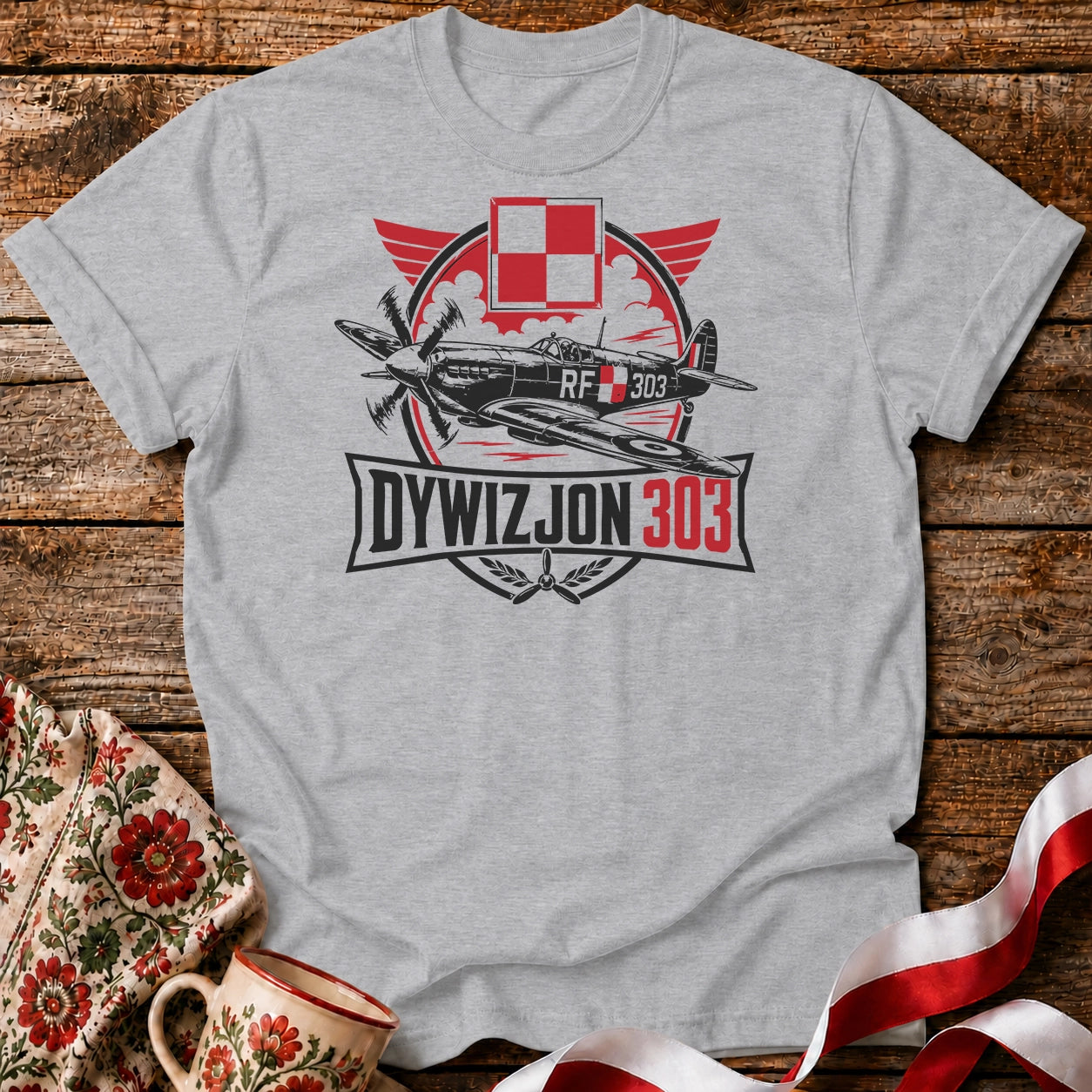 Dywizjon 303 Badge Unisex T-Shirt