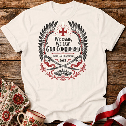 God Conquered Hussar Crest Unisex T-Shirt