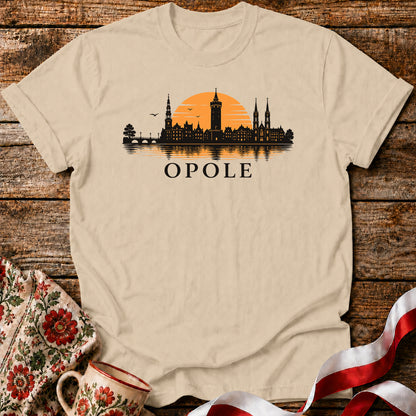 Opole Sunset Skyline Polish City Unisex T-Shirt