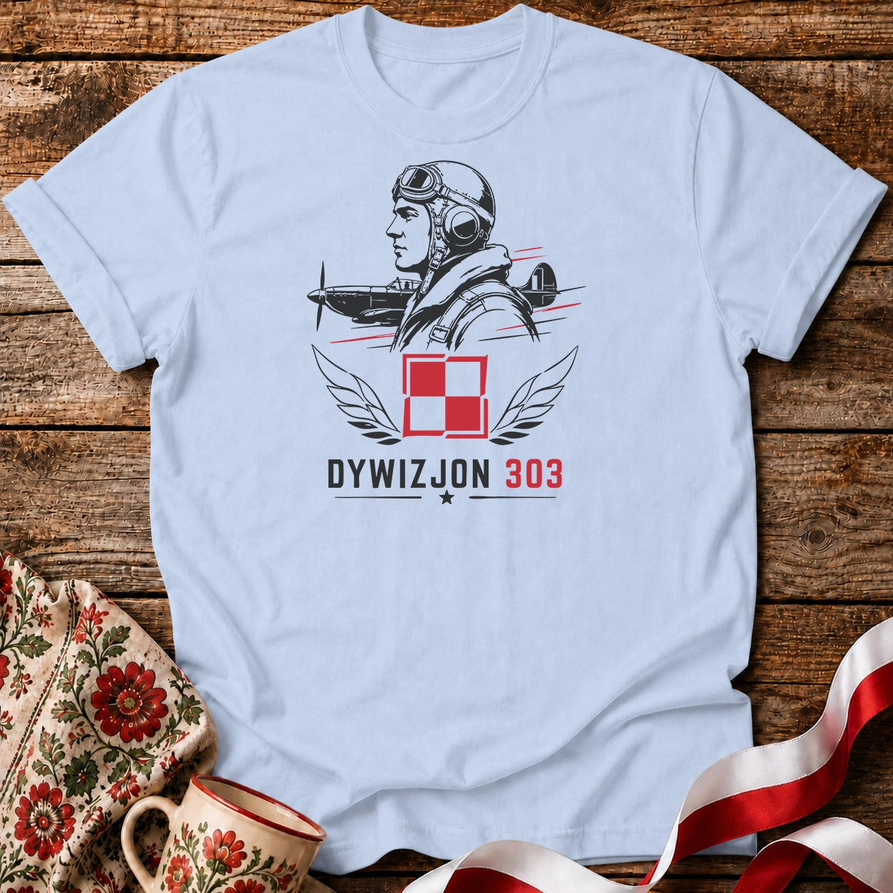 Dywizjon 303 Pilot Unisex T-Shirt