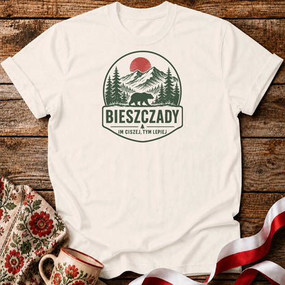 Bieszczady Ciszej Lepiej Unisex T-Shirt