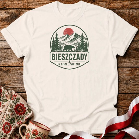 Bieszczady Ciszej Lepiej Unisex T-Shirt