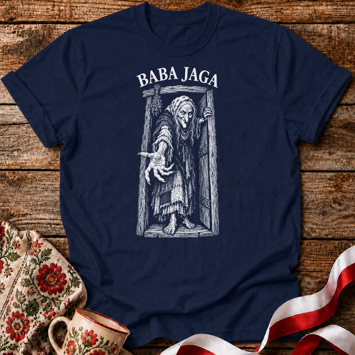Baba Jaga Doorway Unisex T-Shirt