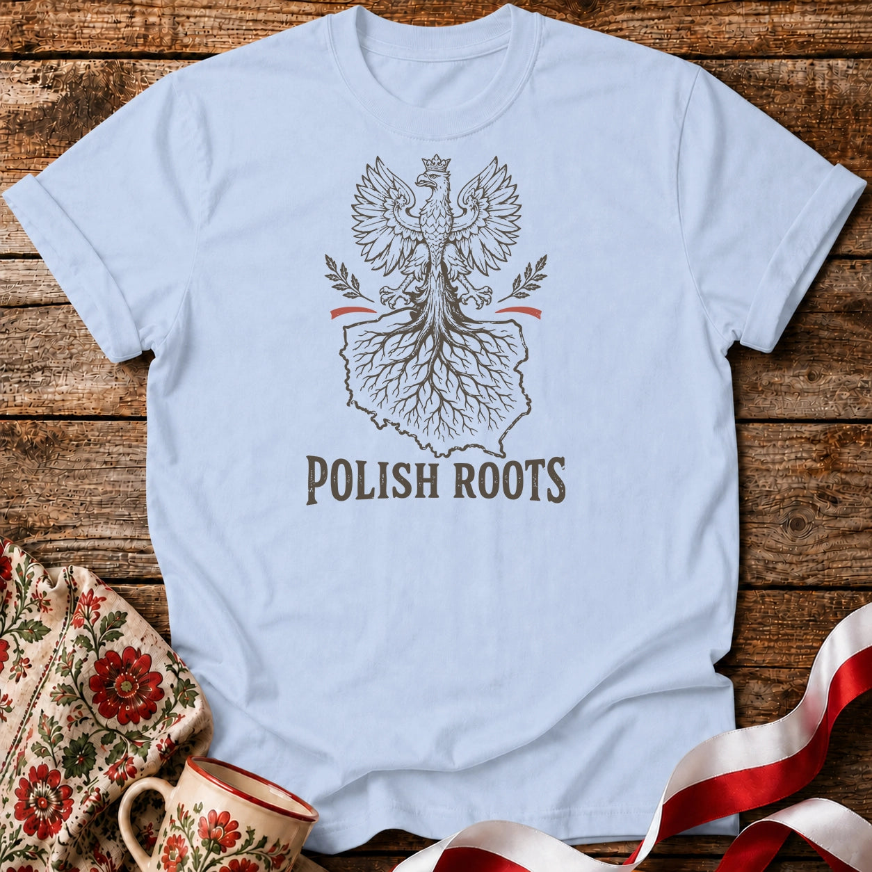 Polish Roots Eagle Unisex T-Shirt