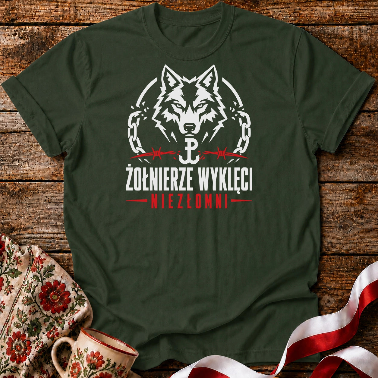 Żołnierze Wyklęci Niezłomni Unisex T-Shirt
