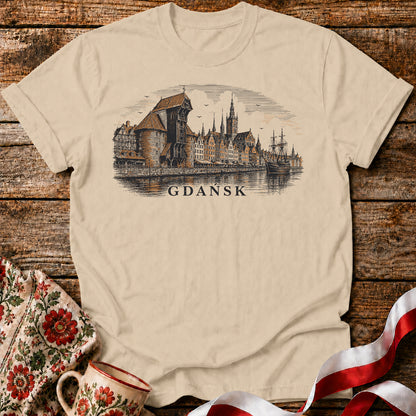 Gdańsk Skyline Polish City Unisex T-Shirt