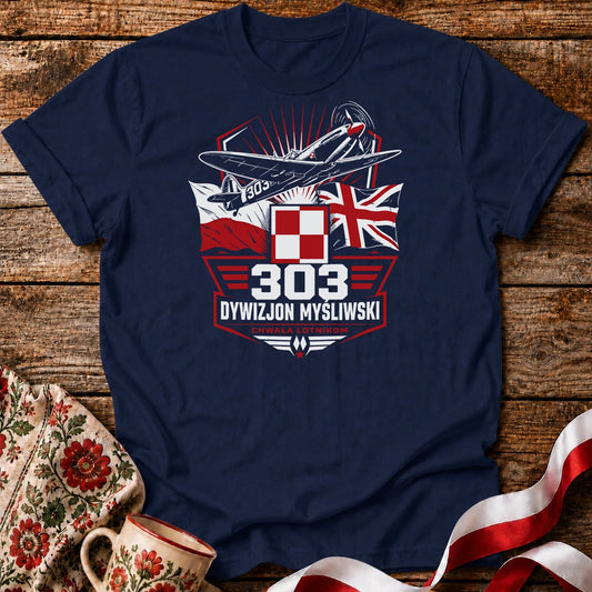 Dywizjon 303 Chwała Lotnikom Unisex T-Shirt