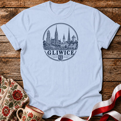 Gliwice Heritage Skyline Unisex T-Shirt
