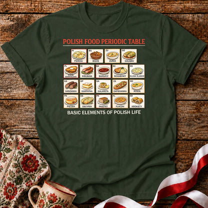 Polish Food Periodic Table Unisex T-Shirt