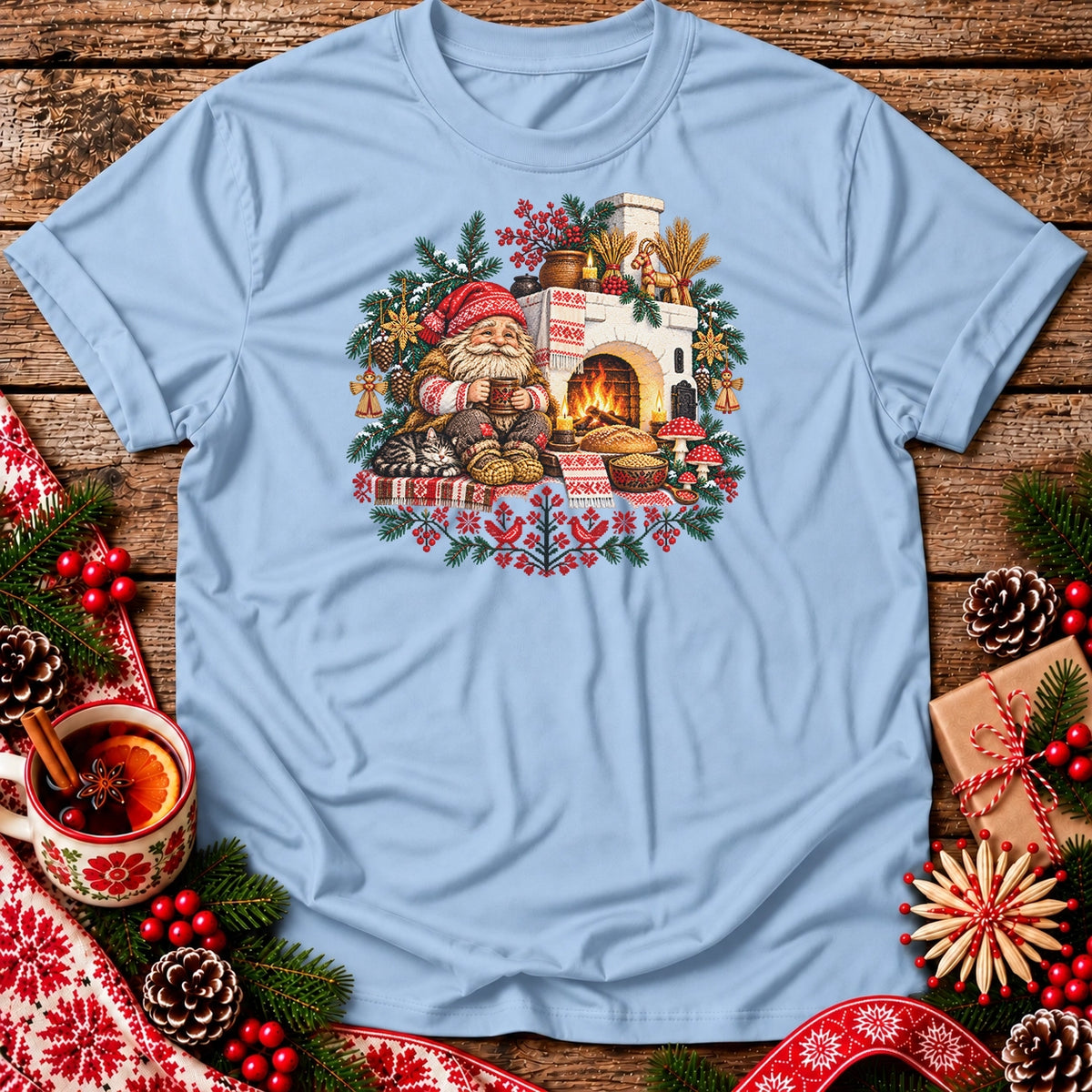 Christmas Domownik by the Hearth Unisex T-Shirt