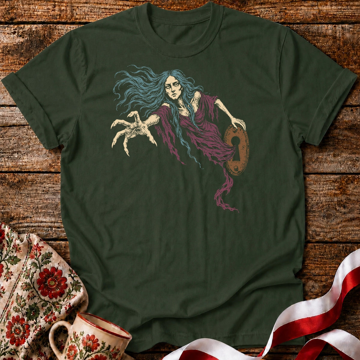 Zmora Through the Keyhole Unisex T-Shirt