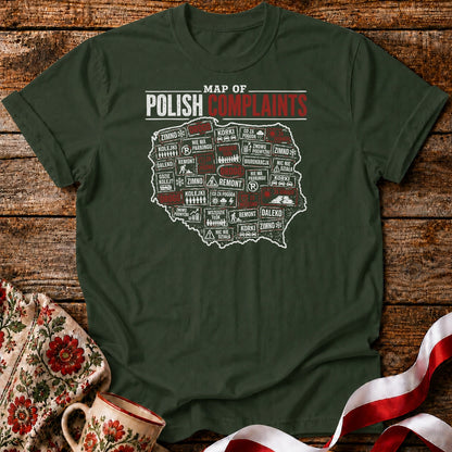 Polish Complaints Map Unisex T-Shirt