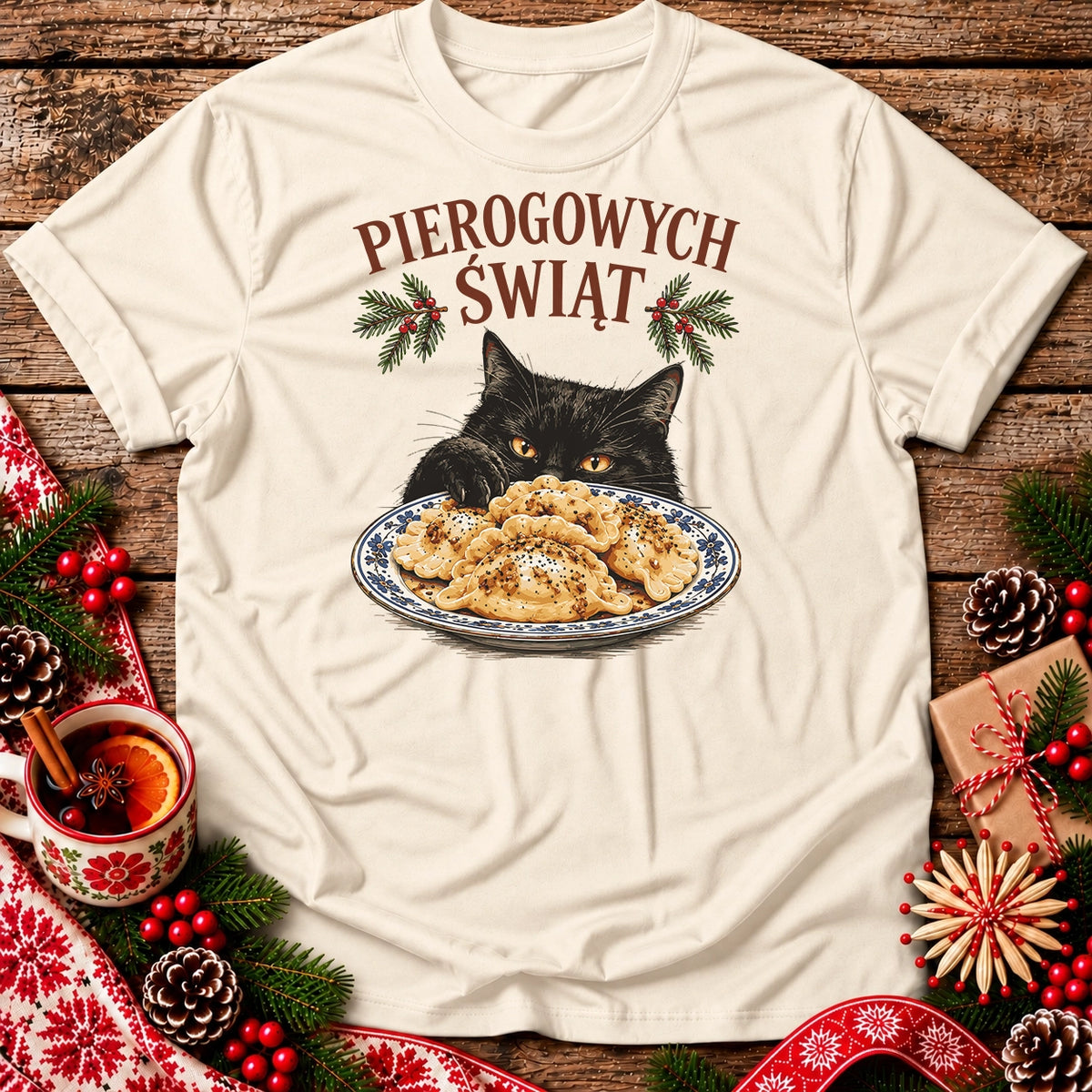 Pierogowych Świąt Unisex T-Shirt
