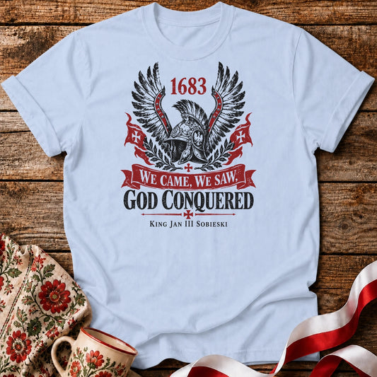 God Conquered 1683 Banner Unisex T-Shirt
