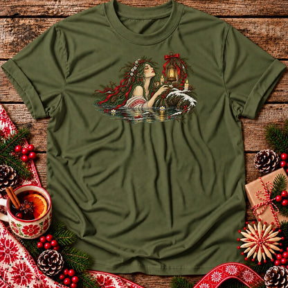 Christmas Rusalka by the Winter Water Unisex T-Shirt