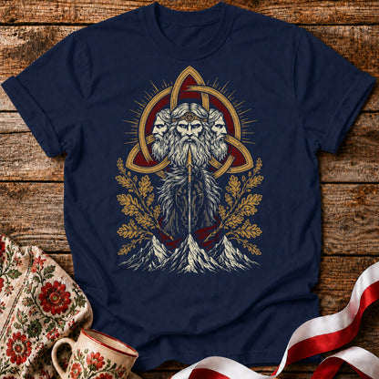 Triglav Triquetra Slavic Mythology Unisex T-Shirt