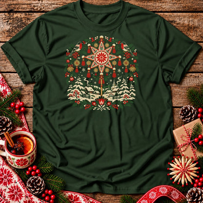 Polish Christmas Star Unisex T-Shirt