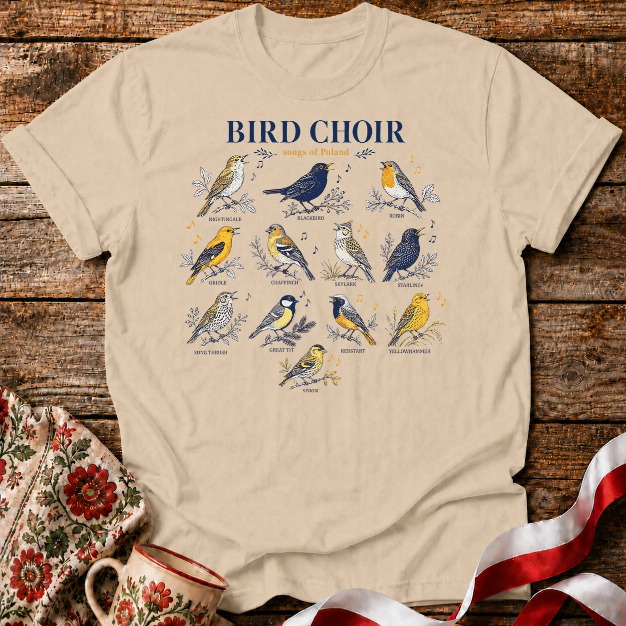 Bird Choir Songs of Poland Unisex T-Shirt