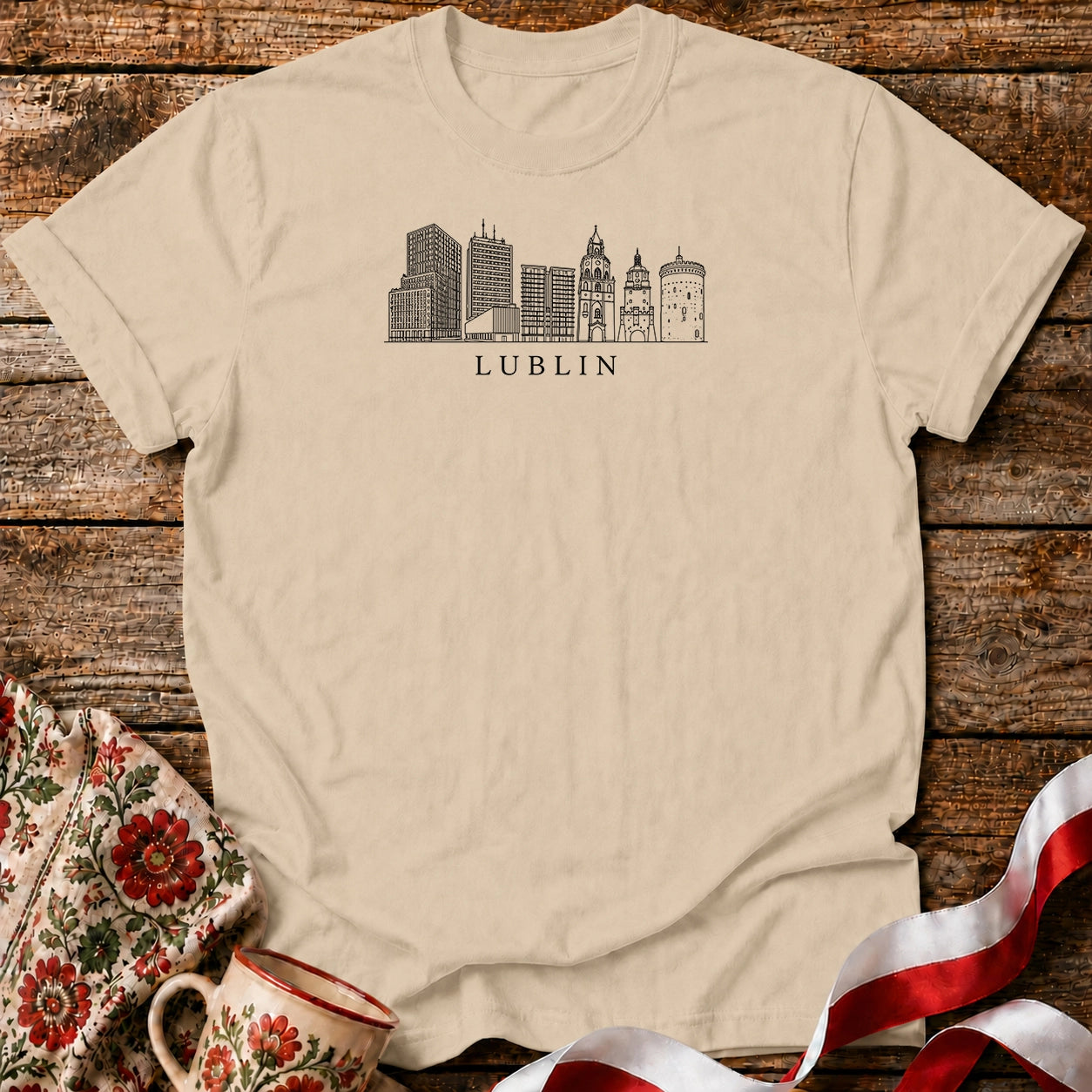 Lublin Skyline Unisex T-Shirt