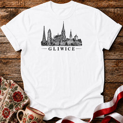 Gliwice Skyline Unisex T-Shirt