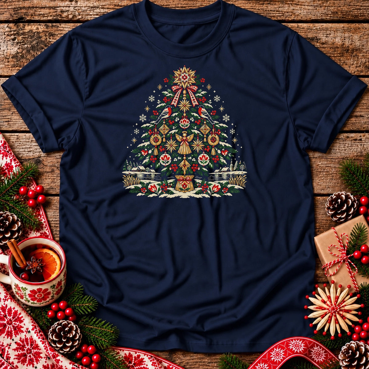 Slavic Christmas Tree Unisex T-Shirt