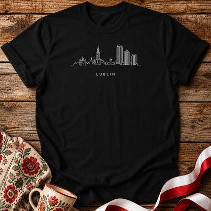 Lublin Minimal Skyline Unisex T-Shirt