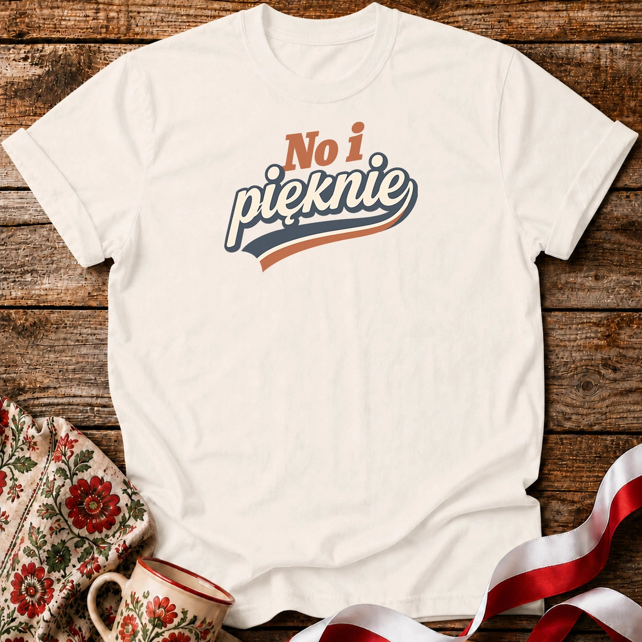 No I Pięknie Retro Unisex T-Shirt