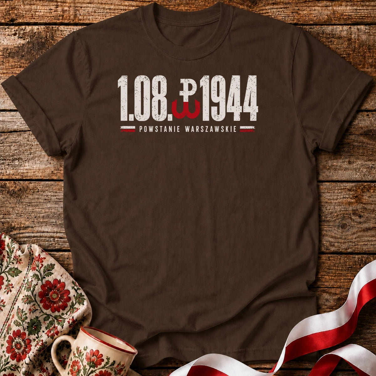 Powstanie Warszawskie 1.08.1944 Unisex T-Shirt