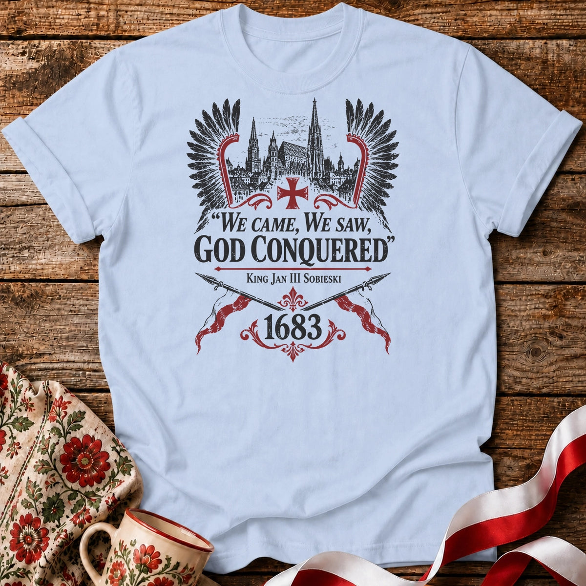 We Came We Saw God Conquered Unisex T-Shirt